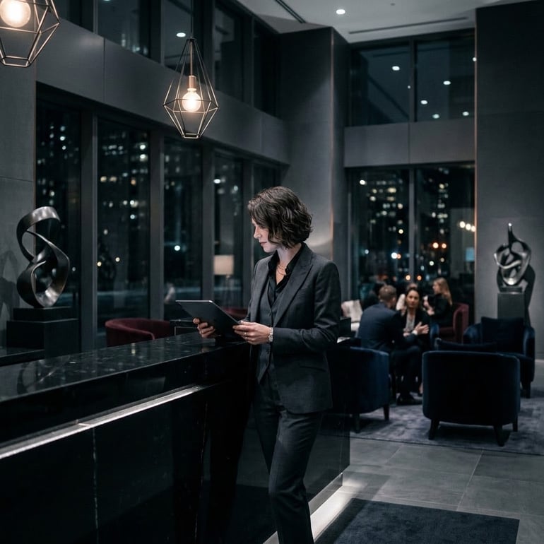hotel moderno imaegen oscura